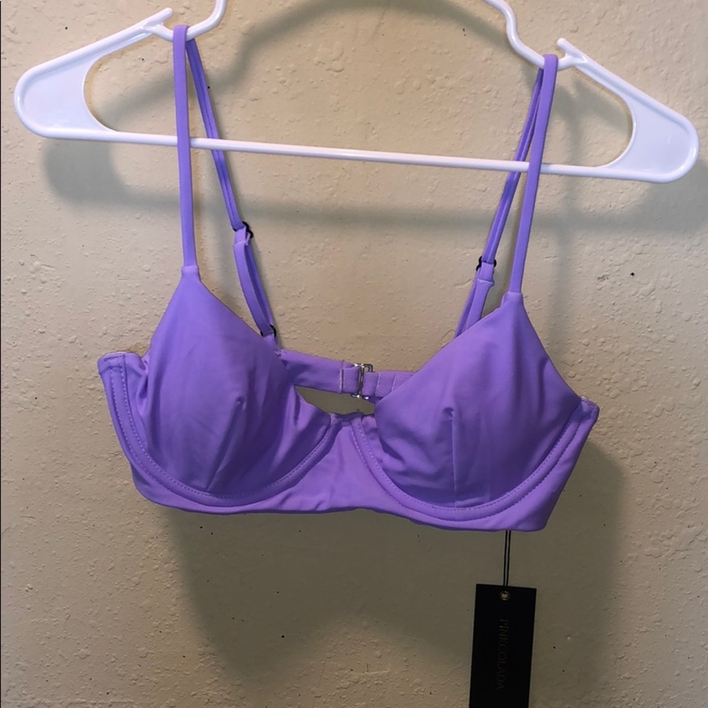 NWOT PinkColada Bikini Top
